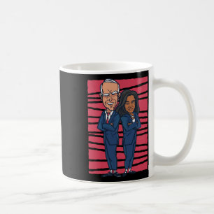 Drawn Joe Biden & Kamala Harris - Biden Harris Coffee Mug