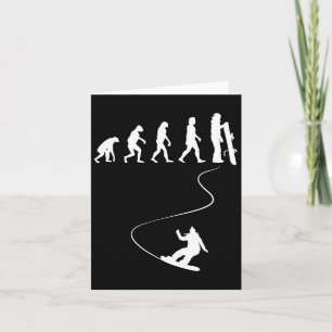 Drawn Simple Evolution Snowboard Card