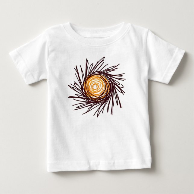 Drawn Sun Baby T-Shirt (Front)