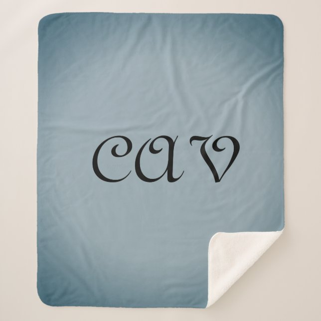 Drawstring Backpack Sherpa Blanket (Front)