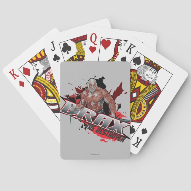 Drax Graphic Playing Cards (Back)