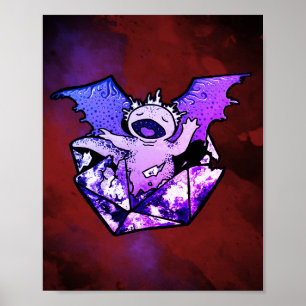 Draxolotyl Hatchling Poster