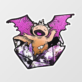 Draxolotyl Window Cling
