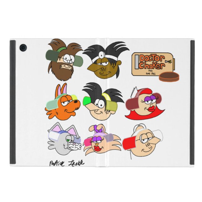 Drchoker flip iPad case (Outside)