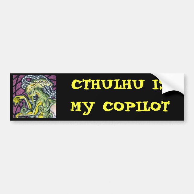 Dread Cthulhu Bumper Sticker (Front)