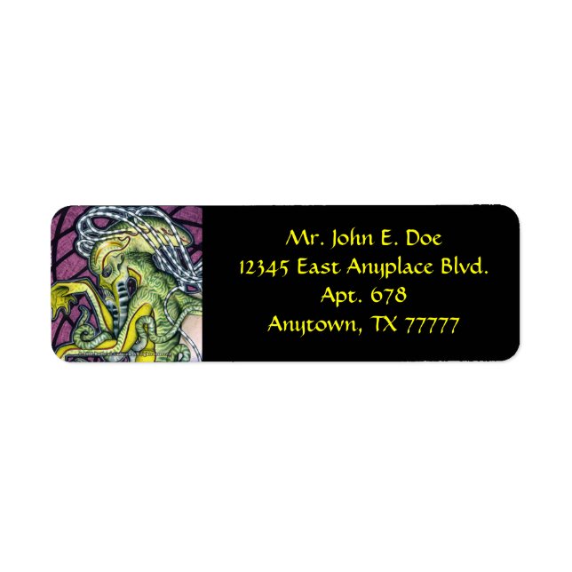Dread Cthulhu Return Address Label (Front)