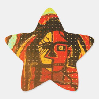DREAD PEG BOARD STAR STICKER