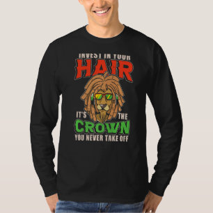 Dreadlock Hairstyle Rastafari Loc'd Up Afro  Hair T-Shirt
