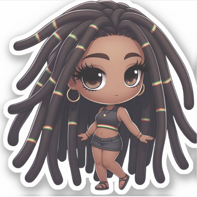Dreadlocks and Island Vibes (Front)