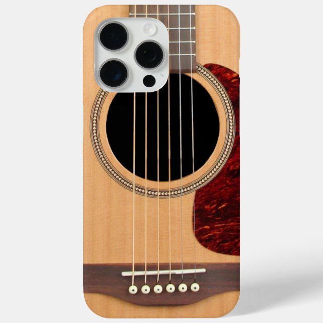 Dreadnought Acoustic 6 String Guitar Case-Mate iPhone Case (Back)