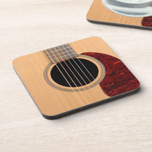 Dreadnought Acoustic 6 String Guitar Coaster (Left Side)