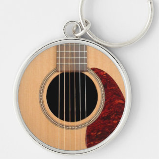 Dreadnought Acoustic 6 String Guitar Key Ring