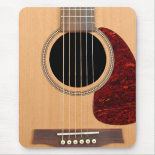 Dreadnought Acoustic 6 String Guitar Mouse Mat