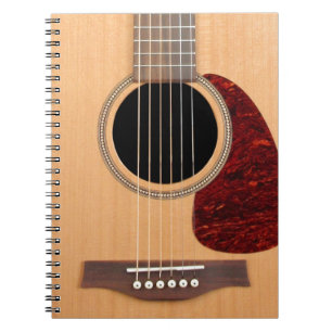 Dreadnought Acoustic 6 String Guitar Notebook