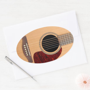 Folk Music Country Guitar' Sticker