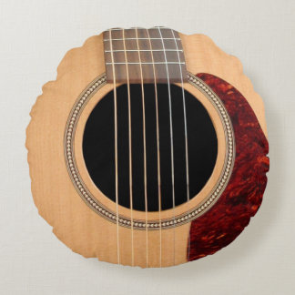Dreadnought Acoustic 6 String Guitar Round Cushion