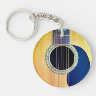 Dreadnought Acoustic Guitar Key Ring