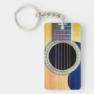 Dreadnought Acoustic Guitar Key Ring