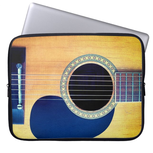 Dreadnought Acoustic Guitar Laptop Sleeve (Front)