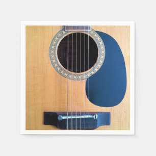 Dreadnought Acoustic Guitar Napkin
