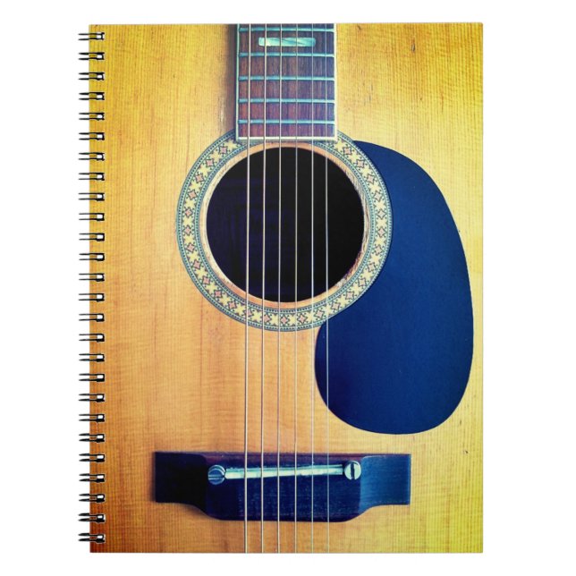 Dreadnought Acoustic Guitar Notebook (Front)