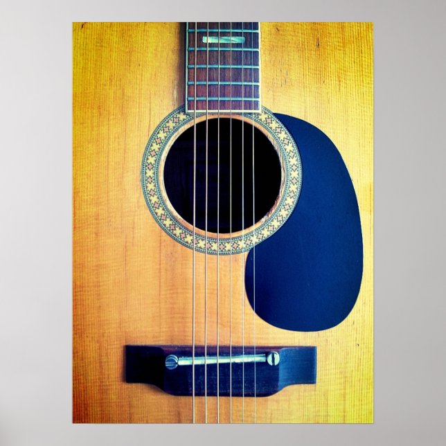 Dreadnought Acoustic Guitar Poster (Front)