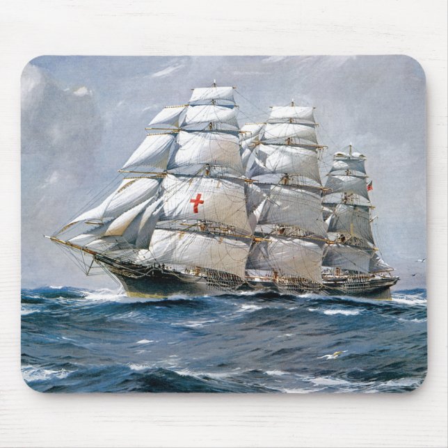 Dreadnought Sailing Clipper Mouse Mat (Front)