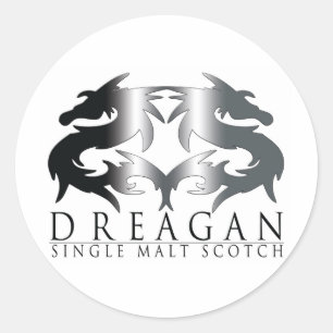 Dreagan Classic Round Sticker