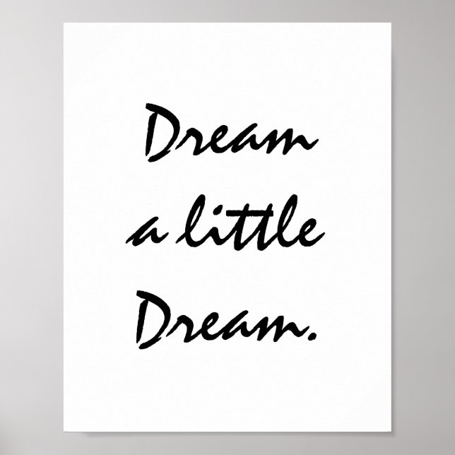 Dream a little Dream. Poster (Front)