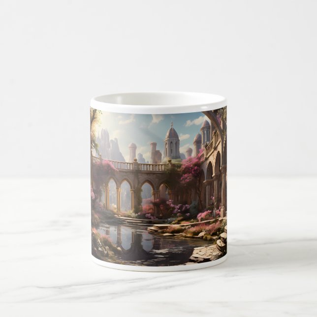 Dream And Flower Garden Coffee Mug (Center)