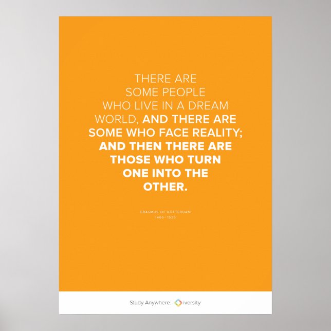 Dream and Reality Poster (Front)