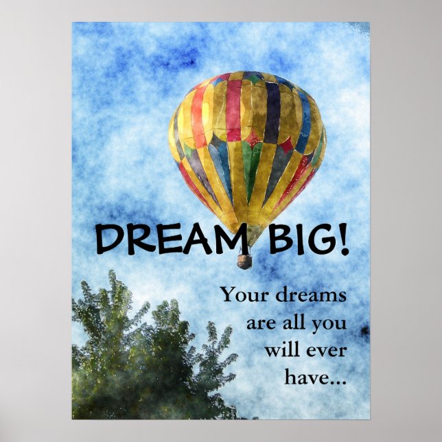 Dream as big as you can (L) Poster (Front)