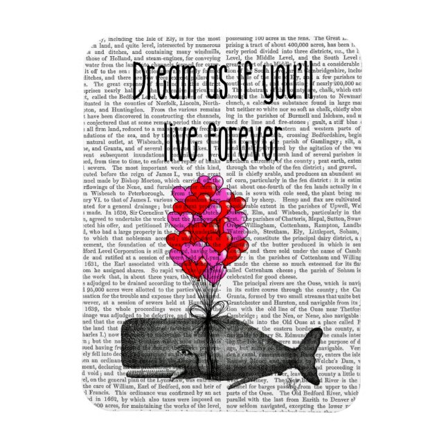 Dream As If You'll Live Forever Magnet (Vertical)