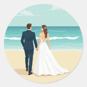 Dream Beachside Honeymoon Sticker