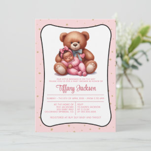 Dream Bear Baby Shower Invitation