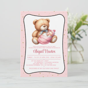 Dream Bear Baby Shower Invitation
