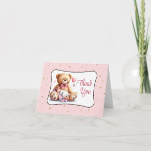 Dream Bear Baby Shower Thank You Card