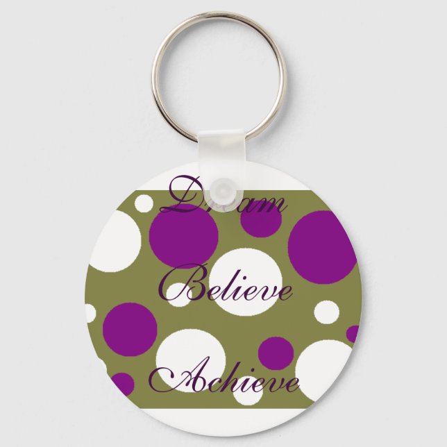 Dream Believe Achieve Keychain (Front)