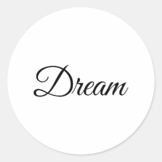 Dream, Believe, Create, Inspire, Smile, Imagine Classic Round Sticker
