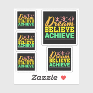Dream Believe Quote - Women's Gymnastics 