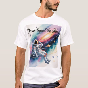 Dream Beyond the Stars – Astronaut Space Art T-Shi T-Shirt