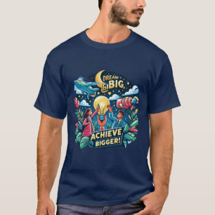 Dream Big, Achieve Bigger – Inspirational T-shirt