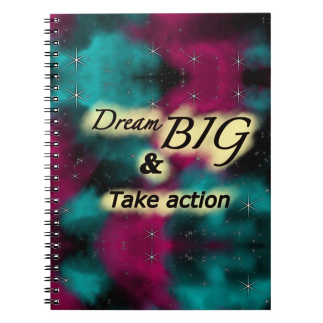 Dream big and take action journal (Front)