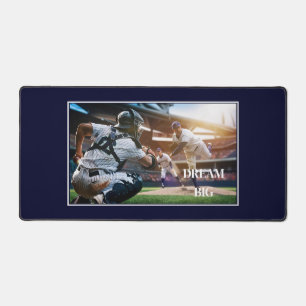 Dream Big Baseball Desk Mat