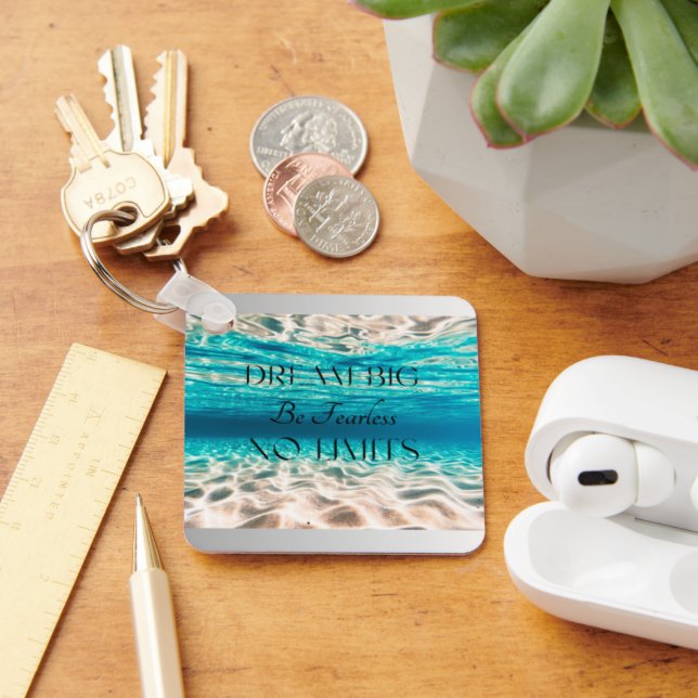 Dream Big Be Fearless No Limits Key Ring (Desk)