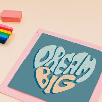 Dream Big: Blue Heart of Success