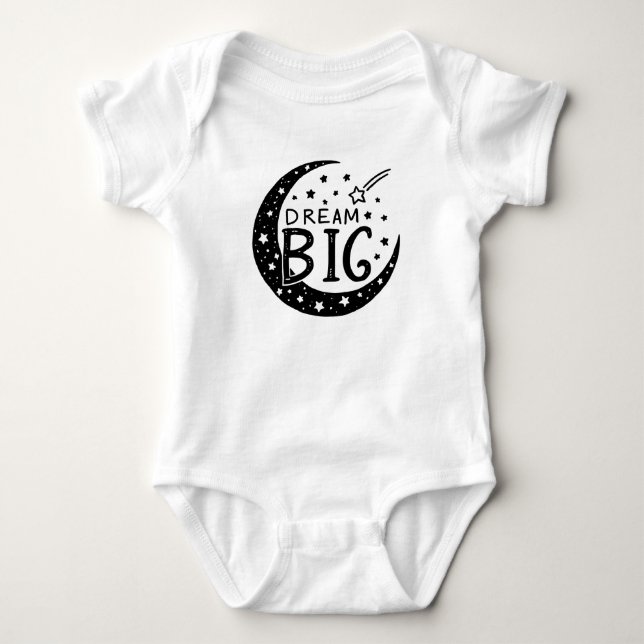 Dream Big Celestial Night Baby Bodysuit (Front)