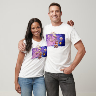 DREAM BIG CHRISTMAS REINDEER by Jeff Willis Art T-Shirt