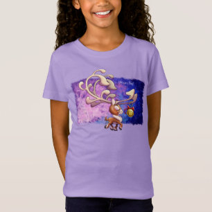 DREAM BIG CHRISTMAS REINDEER by Jeff Willis Art T-Shirt