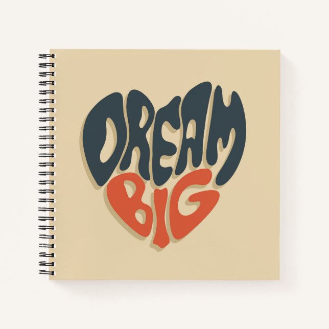 Dream Big: Cool Congratulations on Graduation Notebook (Front)